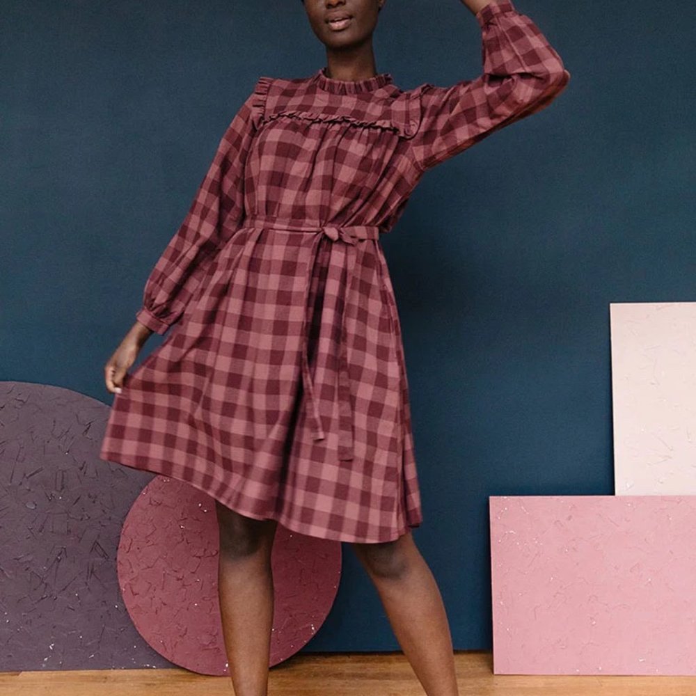 Mata Traders heavy cotton festive pilgrim dress.